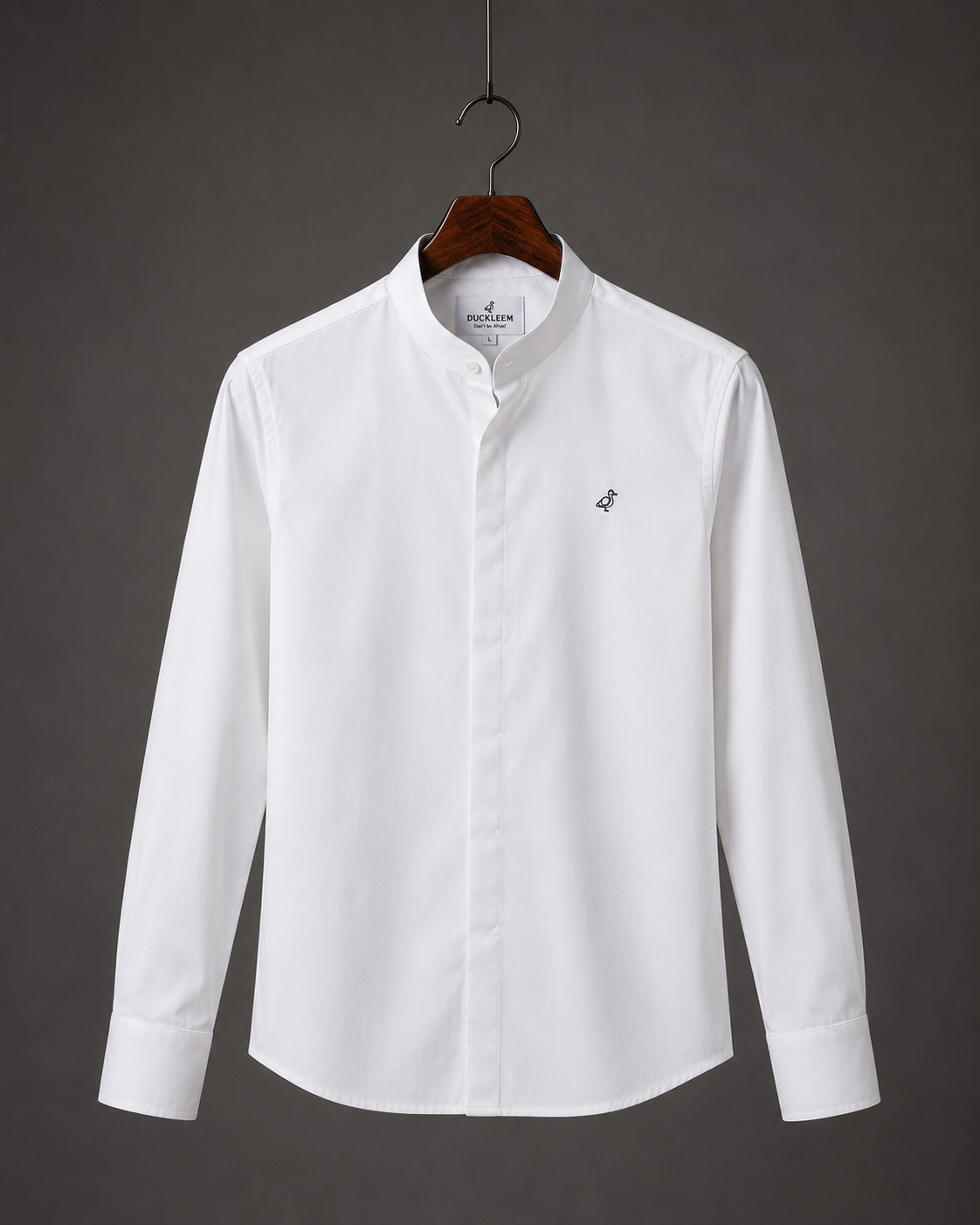 Oxford Mao Shirt Men - White