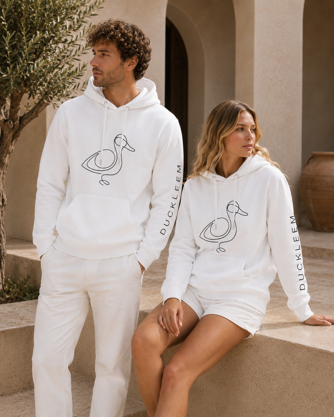 Hoodie comfy white