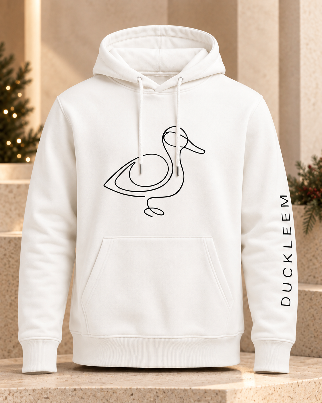 Hoodie Comfy Blanco